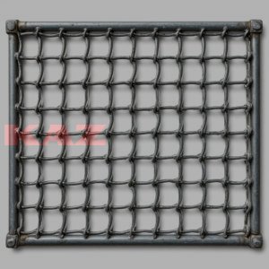 Решетка металлическая с сеткой рабица РЕШ - 32 