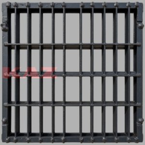 Решетка металлическая с заполнением квадрат РЕШ - 27 