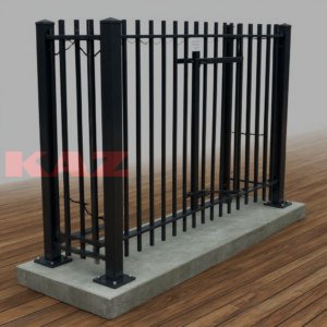 Пешеходные панельные ограждения с узором ОГРПЕШ - 15 