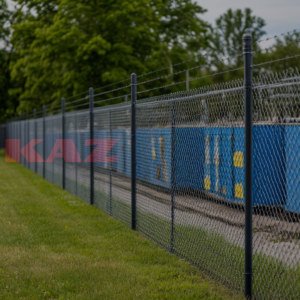 Забор для газового оборудования из сетки рабица ЗАБ - 41 