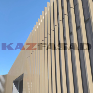 Фасадные ламели горизонтальные (жалюзи) ЛАМ-02 